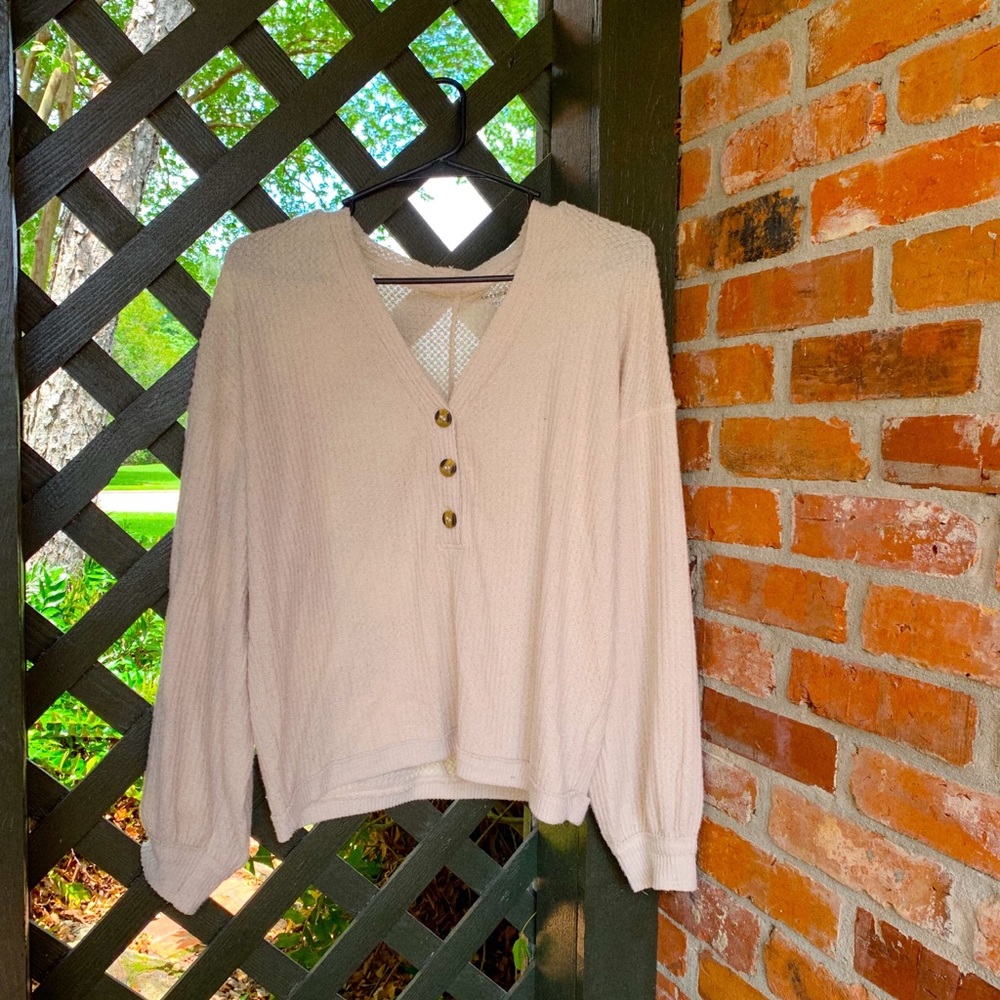 Soft Cream Waffle Top